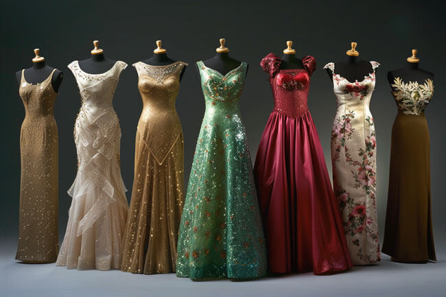 Spoločenské šaty z 20. storočia